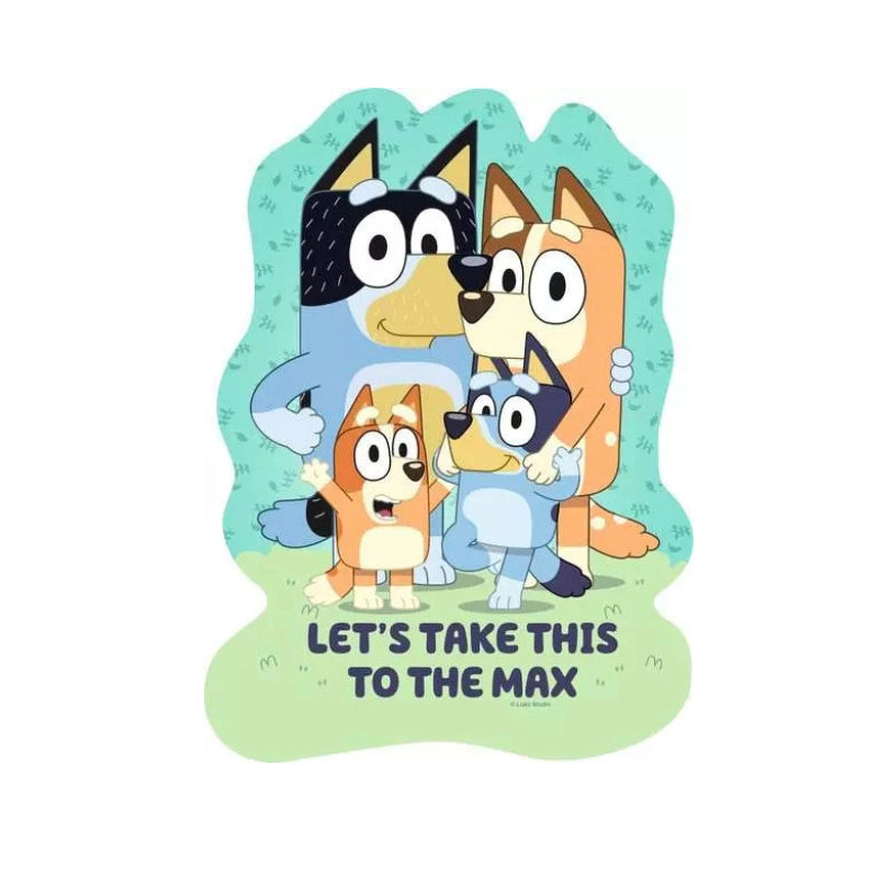 Bluey 4 Large Shaped Puzzles