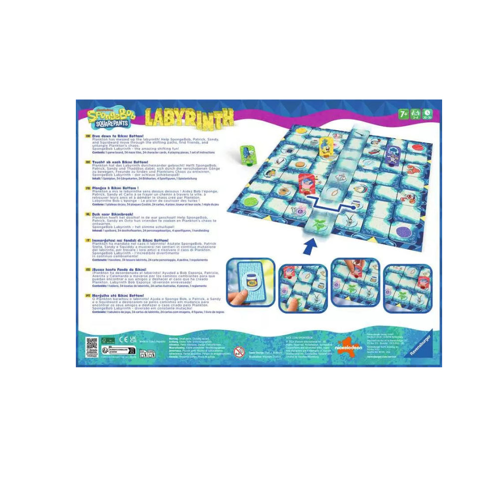Ravensburger Sponge Bob Labyrinth - Board Game