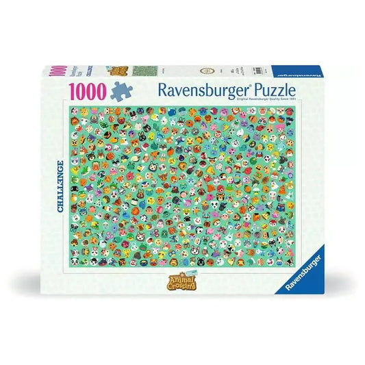 Ravensburger Challenge Animal Crossing 1000 Piece Jigsaw Puzzle