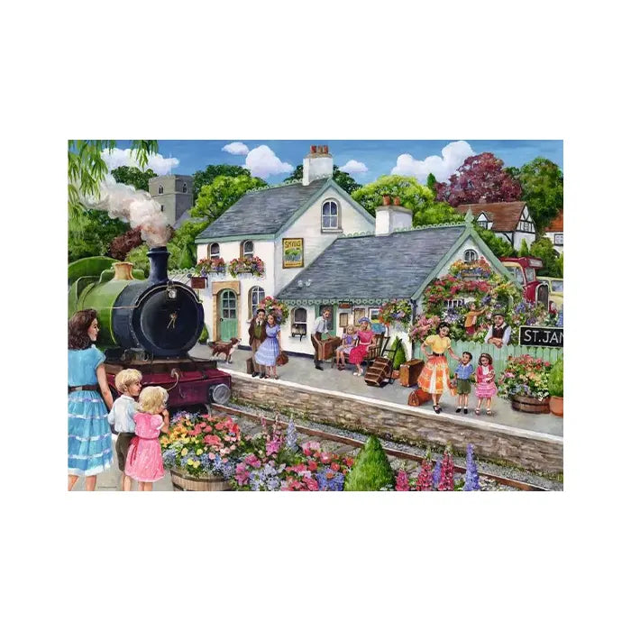 Ravensburger Whistle Stop Cottage 1000 Piece Jigsaw Puzzle