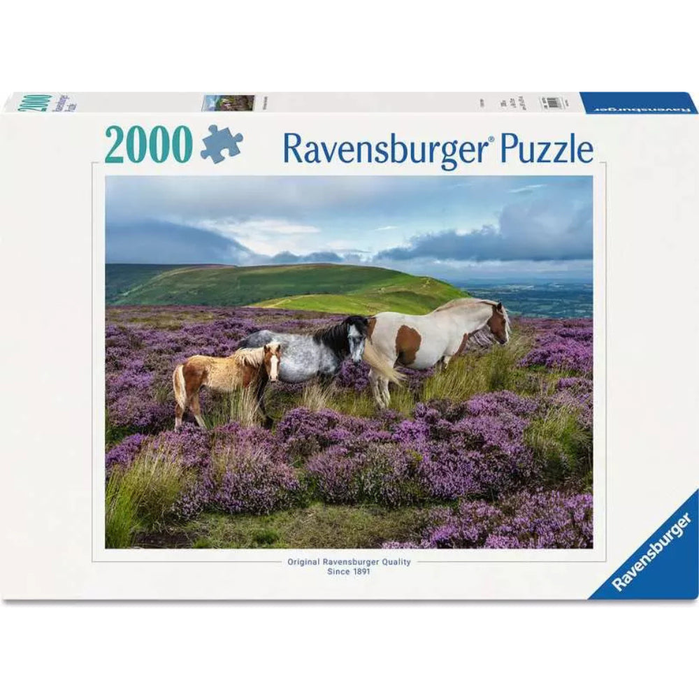 Ravensburger Wild Horses in the Heather Jigsaw Puzzle 2000 Pieces