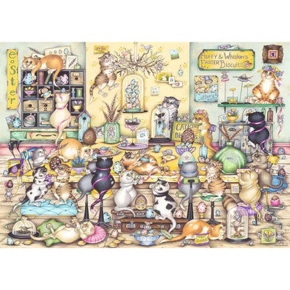 Ravensburger Crazy Cat's Easter Eggstravaganza Jigsaw Puzzle 1000 Pieces