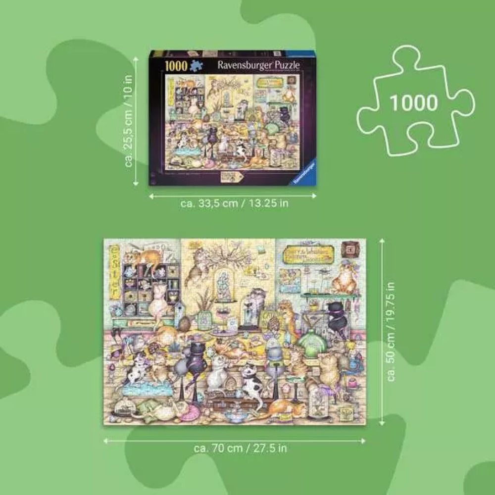 Ravensburger Crazy Cat's Easter Eggstravaganza Jigsaw Puzzle 1000 Pieces