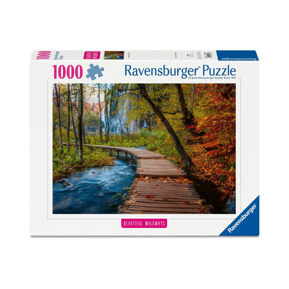 Ravensburger Autumnal Wooden Trail Jigsaw Puzzle 1000 Piece