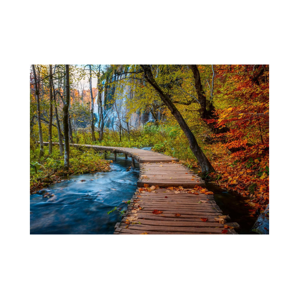 Ravensburger Autumnal Wooden Trail Jigsaw Puzzle 1000 Piece