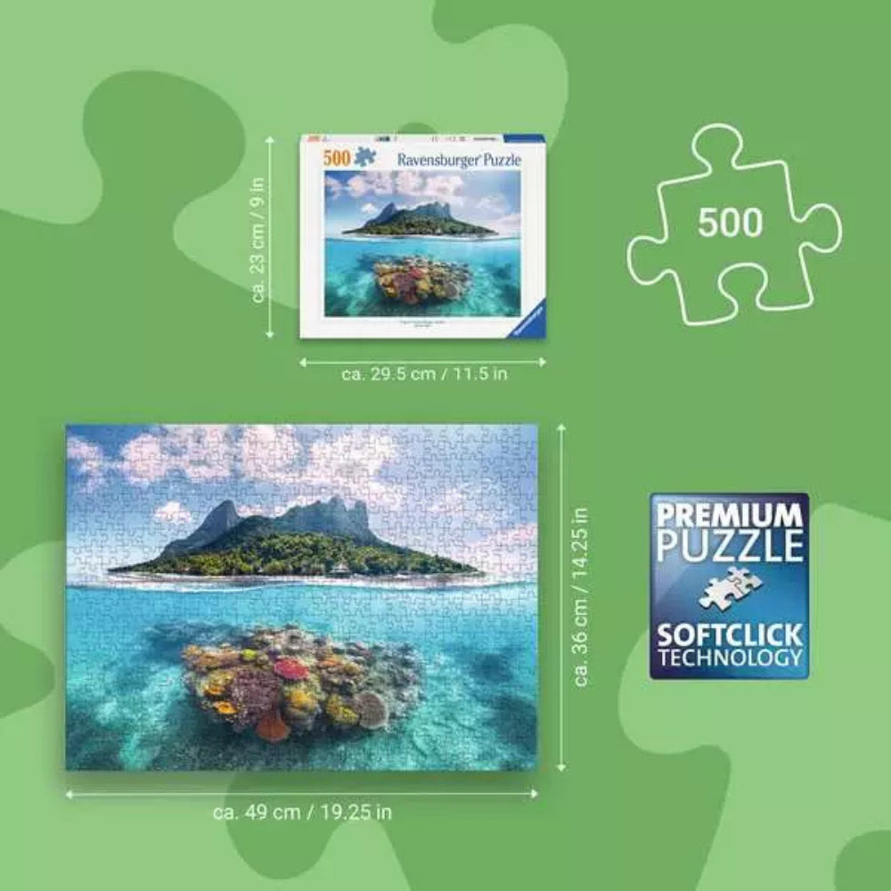 Ravensburger Island Landscape Jigsaw Puzzle 500 piece
