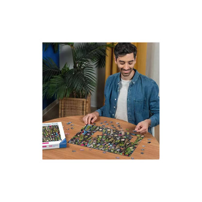 Ravensburger Floating Market, Indonesia Jigsaw Puzzle 500 piece