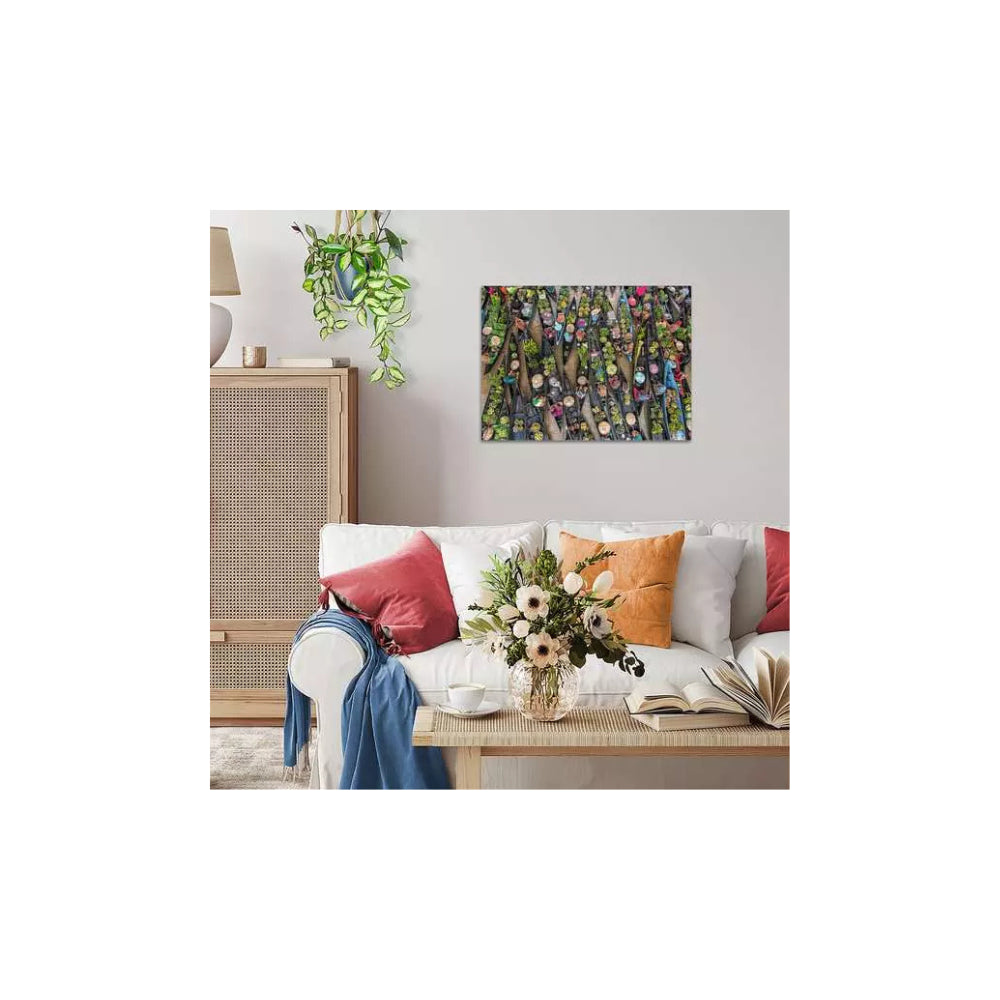 Ravensburger Floating Market, Indonesia Jigsaw Puzzle 500 piece