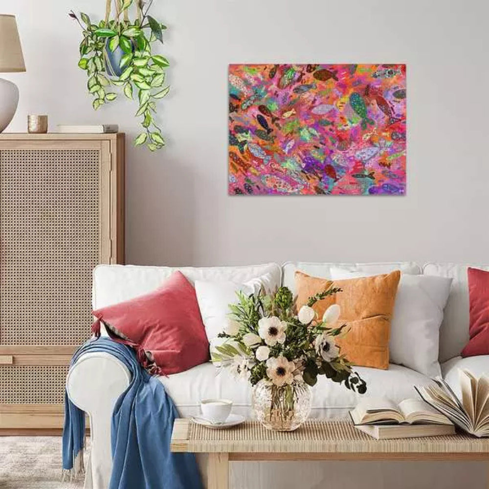 Ravensburger Fish in Fuchsia Jigsaw Puzzle 500 Pieces