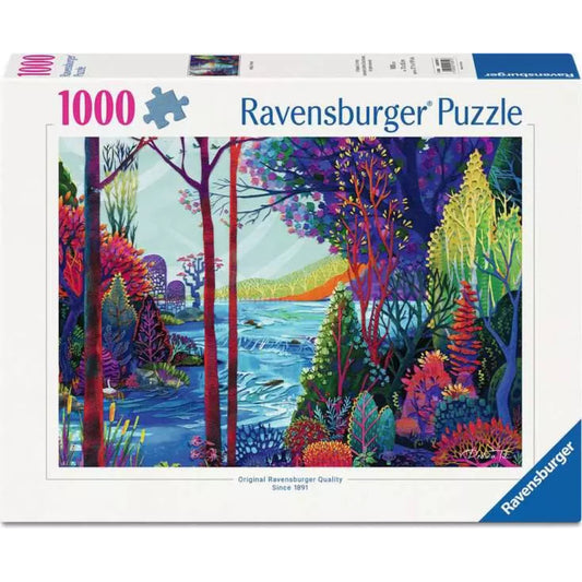 Ravensburger Redina Tili: Indigo Forest Jigsaw Puzzle 1000 Pieces