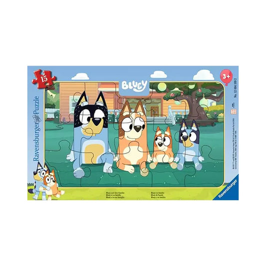 Ravensburger Bluey &amp; Family 15 Piece Jigsaw Puzzle