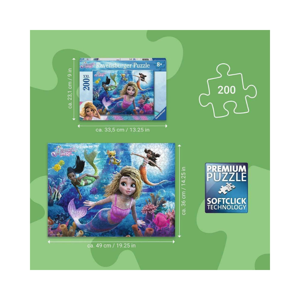 Ravensburger Mermaid Magic XXL Jigsaw Puzzle 200 Piece
