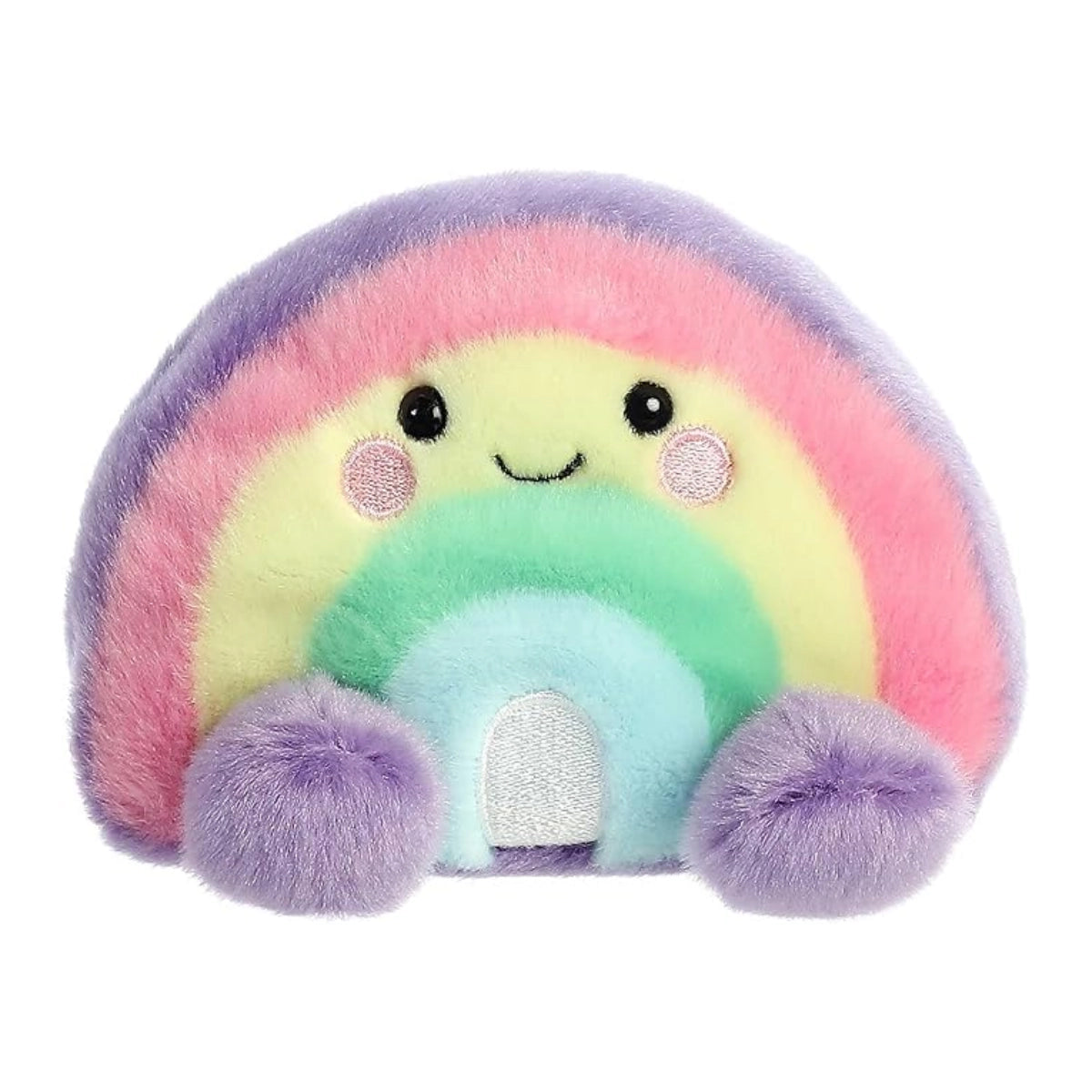 Palm Pals Vivi Rainbow 5” Plush Soft Collectible Stuffed Animal