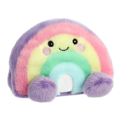 Palm Pals Vivi Rainbow 5” Plush Soft Collectible Stuffed Animal