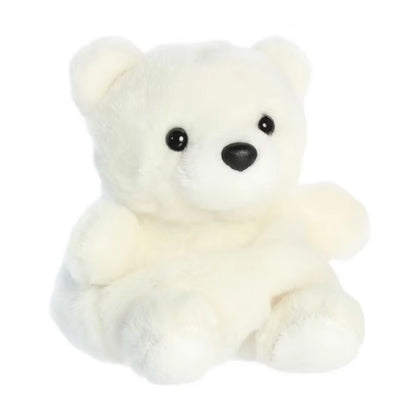 Palm Pals Puck Polar Bear 5” Plush Soft Mini Stuffed Animal