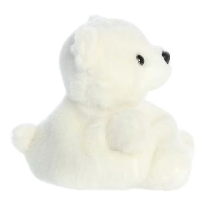 Palm Pals Puck Polar Bear 5” Plush Soft Mini Stuffed Animal