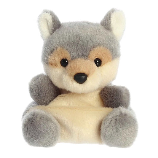 Palm Pals Lucian Wolf 5” Plush Soft Mini Wolf Stuffed Animal