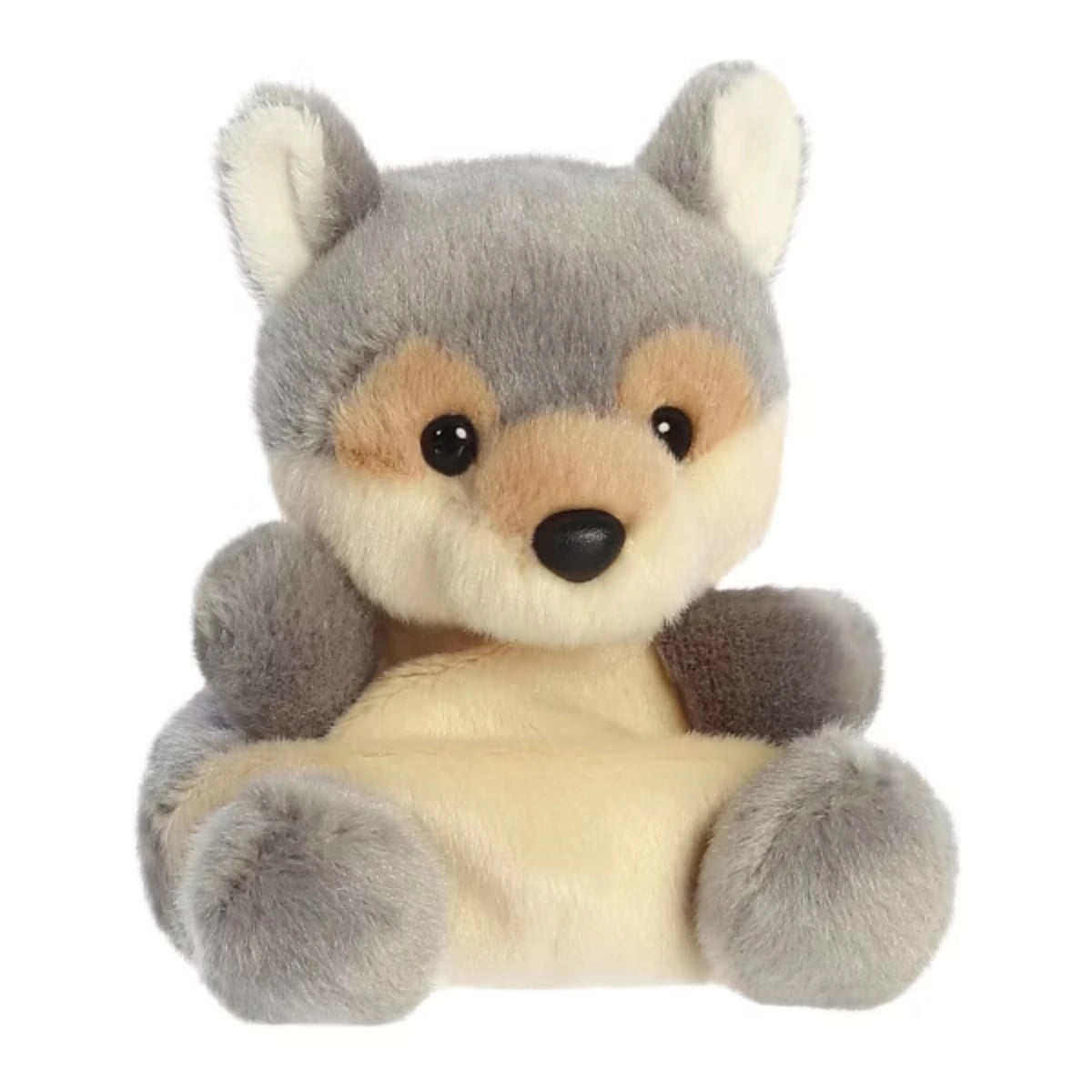 Palm Pals Lucian Wolf 5” Plush Soft Mini Wolf Stuffed Animal
