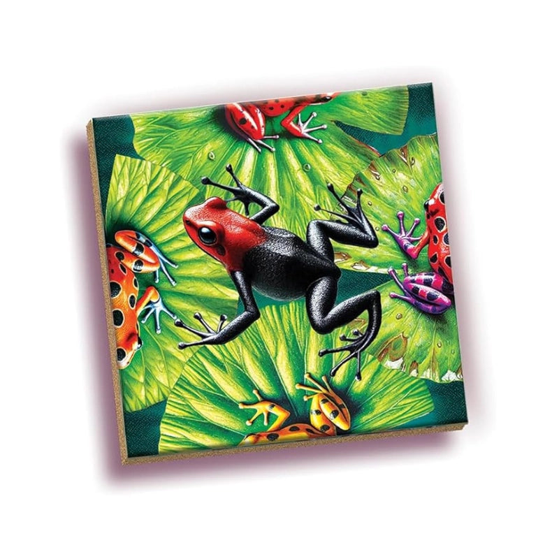 Magic Square Tile Puzzle: Frogs - 25 Pieces - Quite Challenging for Ages 8 and Up