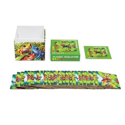 Magic Square Tile Puzzle: Frogs - 25 Pieces - Quite Challenging for Ages 8 and Up