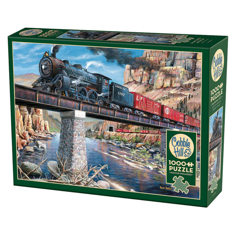 Cobble Hill Stone Steel and Steam Jigsaw Puzzle 1000 Pieces