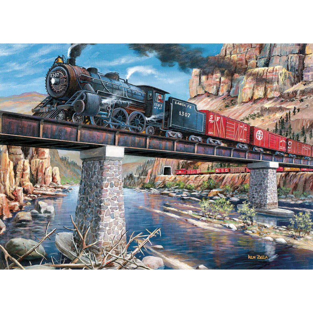 Cobble Hill Stone Steel and Steam Jigsaw Puzzle 1000 Pieces