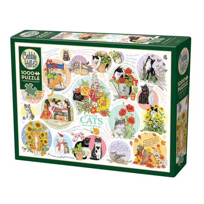 Cobble Hill Cat Thoughts Jigsaw Puzzle 1000 Pieces