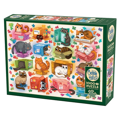 Cats vs Puzzles - 1000 Piece Jigsaw Puzzle by Cobble Hill