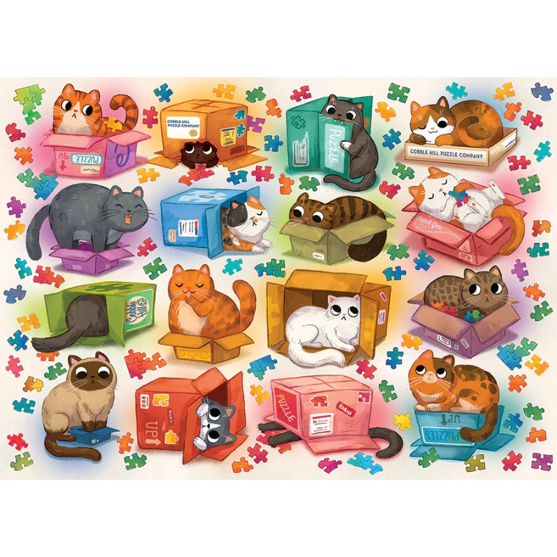 Cats vs Puzzles - 1000 Piece Jigsaw Puzzle by Cobble Hill