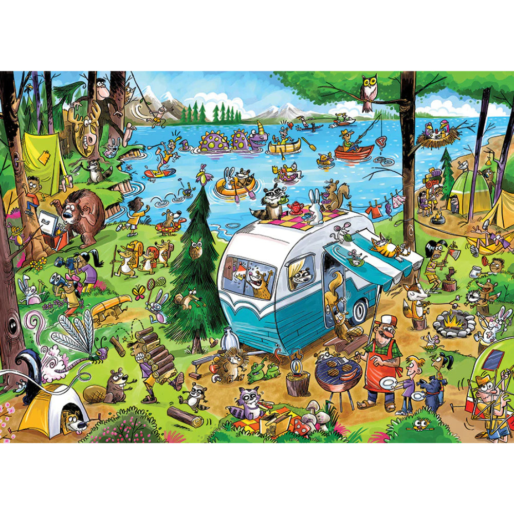 Cobble Hill DoodleTown: Call of the Wild Jigsaw Puzzle 1000 Piece