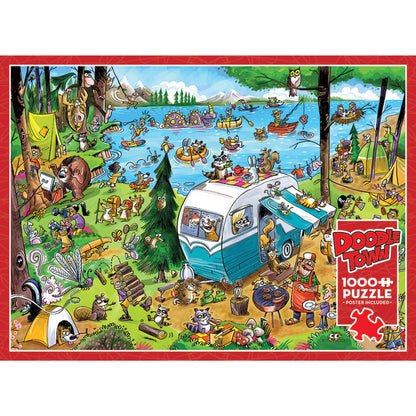 Cobble Hill DoodleTown: Call of the Wild Jigsaw Puzzle 1000 Piece