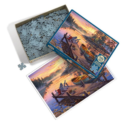 Cobble Hill Morning Paradise Jigsaw Puzzle 500 Piece
