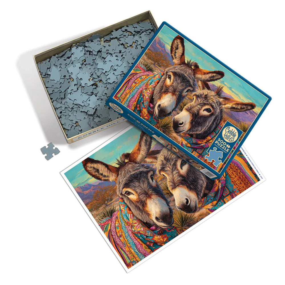 Cobble Hill Dos Burros Jigsaw Puzzle 500 Piece
