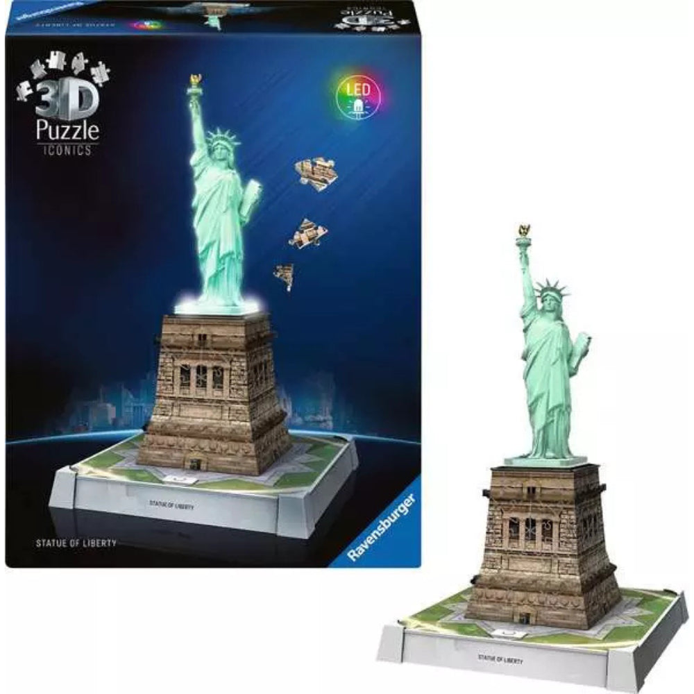 Ravensburger Iconics: Statue of Liberty with light Jigsaw Puzzle 108 piece