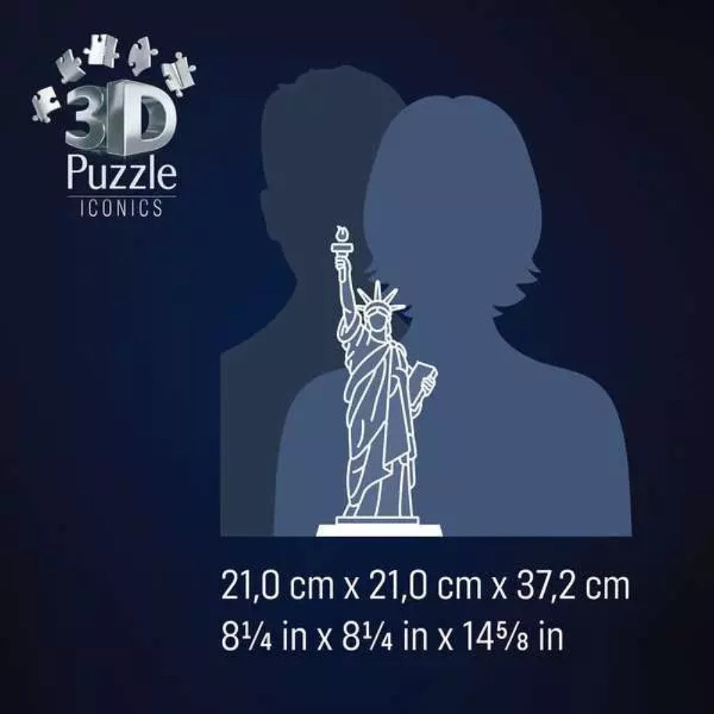 Ravensburger Iconics: Statue of Liberty with light Jigsaw Puzzle 108 piece