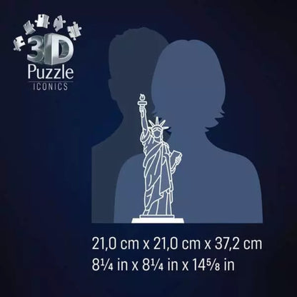Ravensburger Iconics: Statue of Liberty with light Jigsaw Puzzle 108 piece