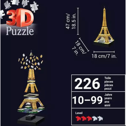 Ravensburger Eiffel Tower - Night Edition Jigsaw Puzzle 216 piece
