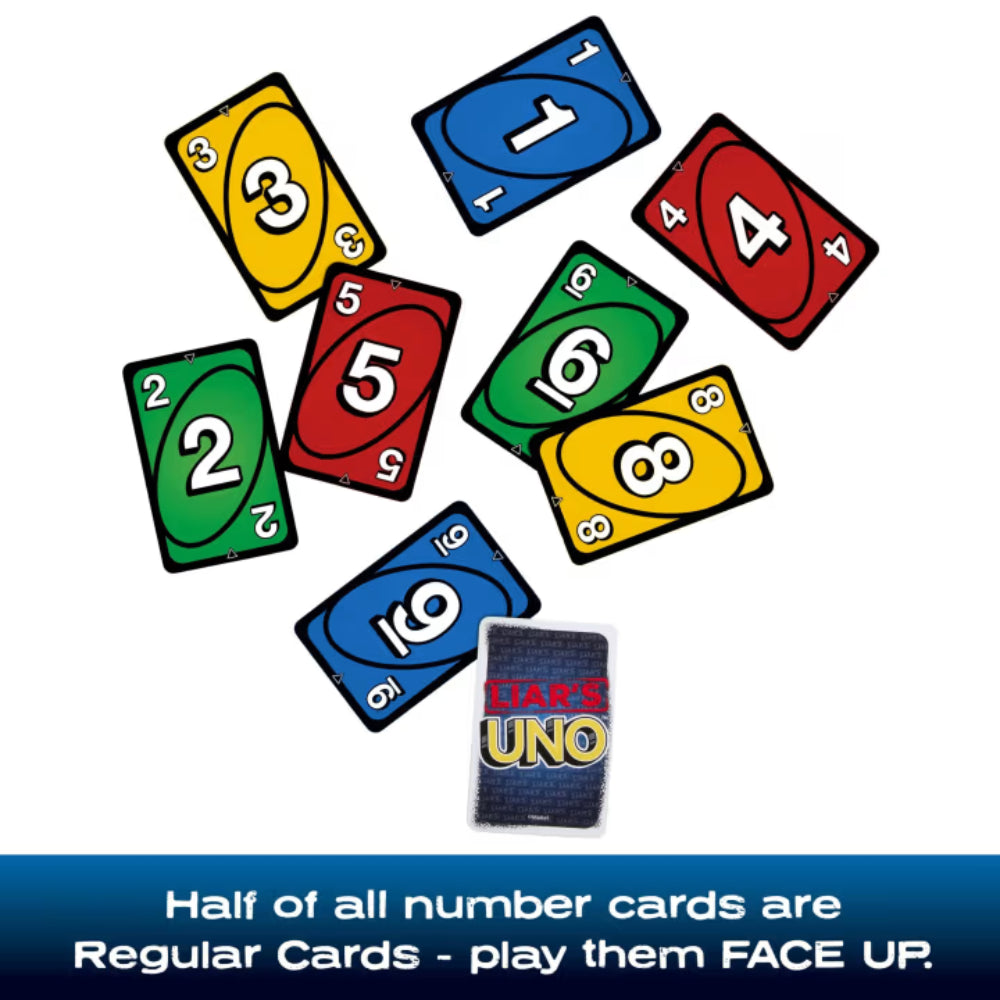 Mattel UNO Liar's Card Game