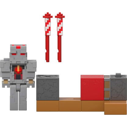 Mattel Minecraft Redstone Charged Series Action Figure & Accessories