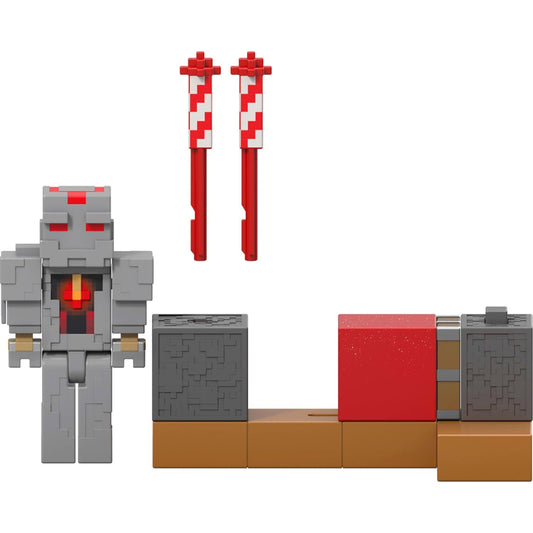 Mattel Minecraft Redstone Charged Series Action Figure & Accessories