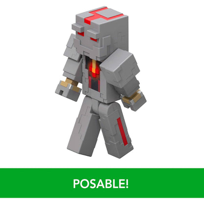Mattel Minecraft Redstone Charged Series Action Figure & Accessories