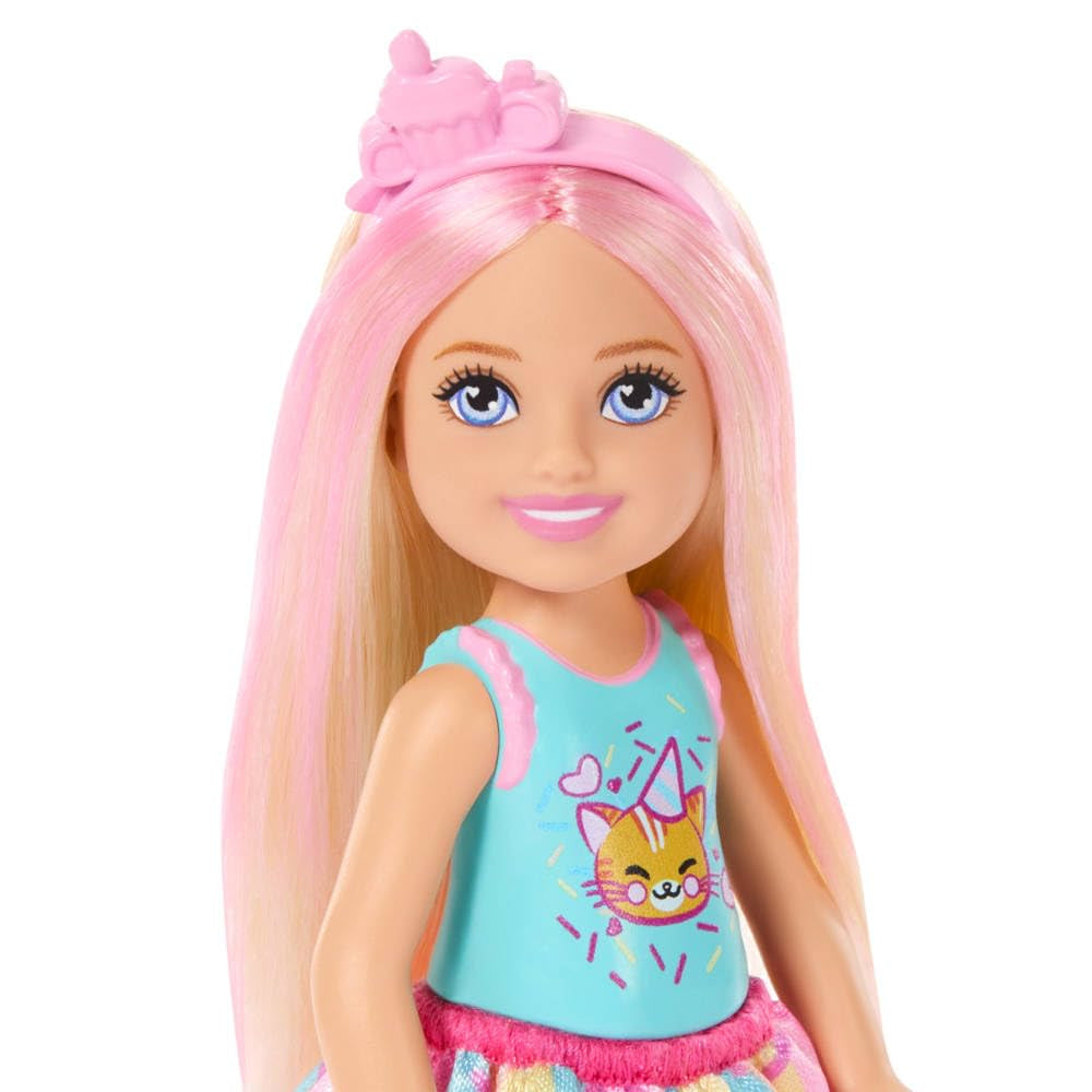 Mattel Barbie Club Chelsea Birthday-Themed with Party Accessories Blond Hair