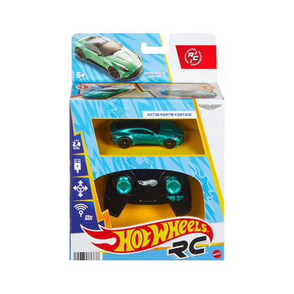 Hot Wheels RC Toy Car, Aston Martin Vantage, 1:64 Scale