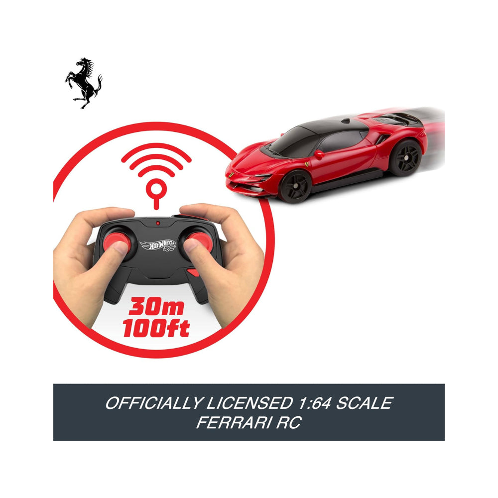 Hot Wheels Ferrari SF90 Stradale Assetto Fiorano RC Car 1:64 Scale