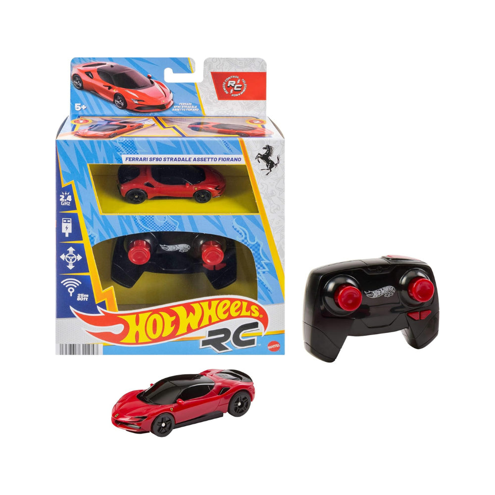 Hot Wheels Ferrari SF90 Stradale Assetto Fiorano RC Car 1:64 Scale