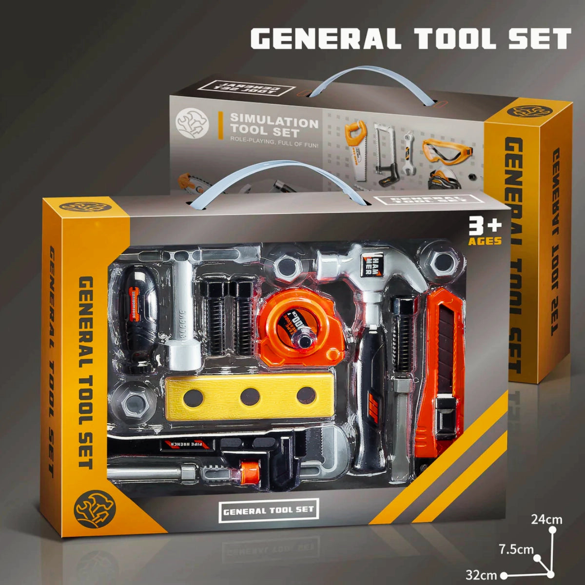Hand Tool Set for Kids – Play Repair Kit