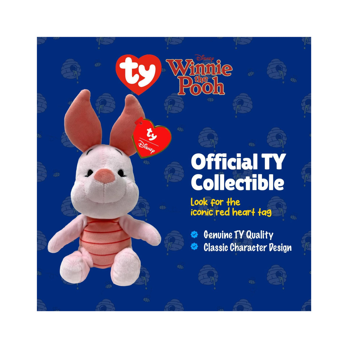 TY Disney Winnie the Pooh Piglet 8-Inch Plush