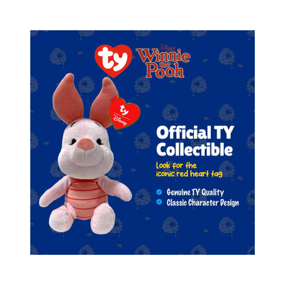 TY Disney Winnie the Pooh Piglet 8-Inch Plush