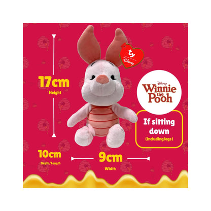 TY Disney Winnie the Pooh Piglet 8-Inch Plush
