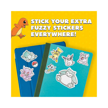 Pokémon Color Your Own Fuzzy Stickers
